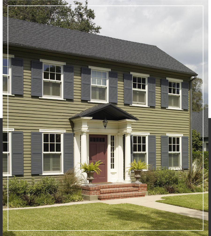 And Federal Style Exteriors Behr