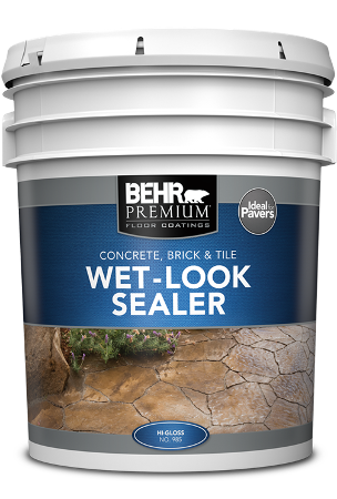 5 Gallon bucket of Behr Premium Wet-Look Sealer No. 985