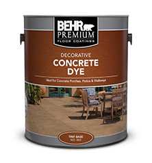 Image result for behr concrete dye