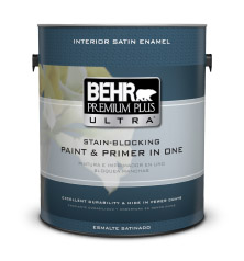 Interior Satin Enamel Paint & Primer | BEHR PREMIUM PLUS ...