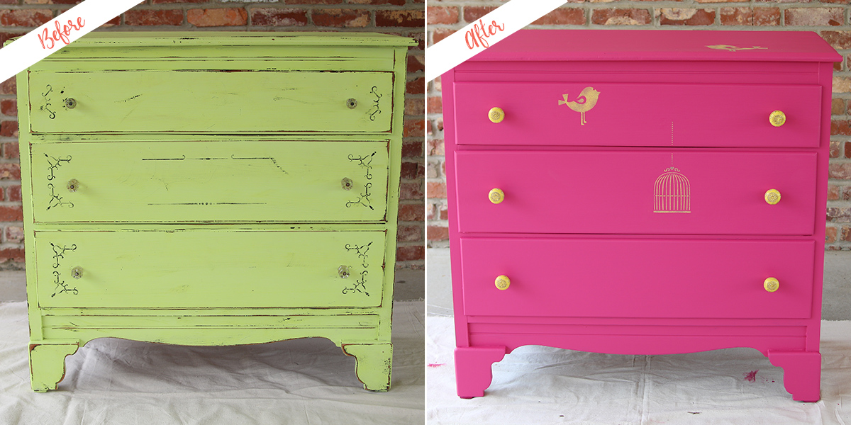 Creating A Wow Factor By Repainting Grandaughter S Dresser Behr