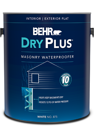 1 gal can of Behr DryPlus Waterproofer