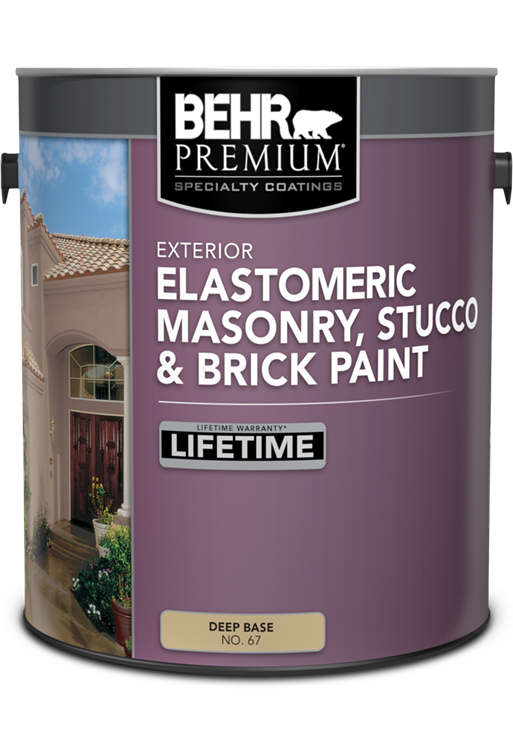 Specialty Elastomeric Masonry Stucco And Brick Paint Behr Premium - What Is The Best Elastomeric Paint