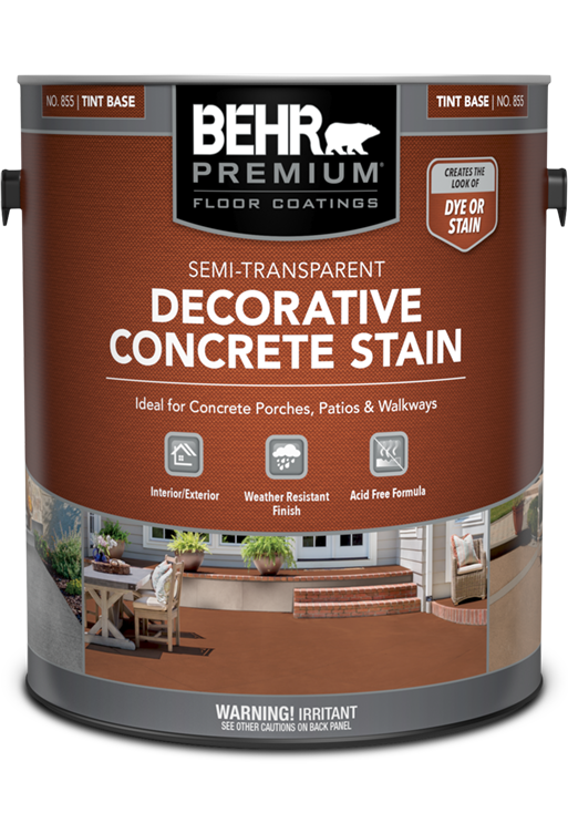 Semi-Transparent Decorative Concrete Stain | BEHR PREMIUM® | Behr