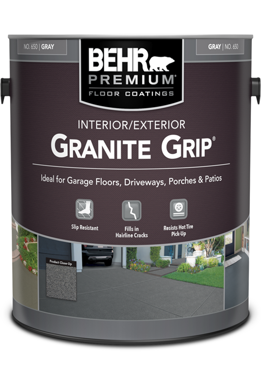 Granite Grip Concrete Paint Coating, Porch And Patio Floor Paint Quartz