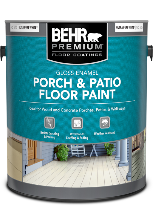 Porch Patio Floor Paint Gloss, Porch And Patio Floor Paint Quart