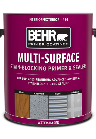 BEHR<sup>®</sup> Multi-Surface Stain-Blocking Primer & Sealer