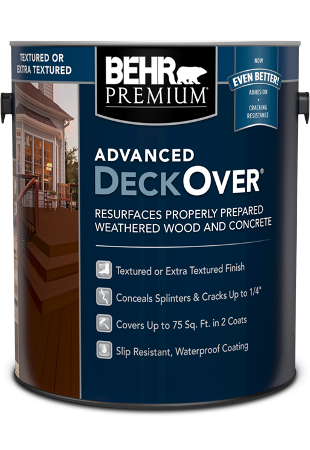 Behr Advanced Deckover Waterproofing Coatings For Wood And Concrete - Behr Solid Deck Paint Colors