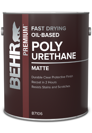 BEHR Premium<sup>®</sup> Fast Drying Oil-Based Polyurethane