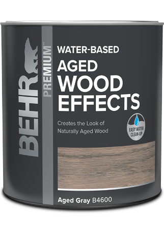 1 quart can of Behr Premium Water Based Wood Effects, interior