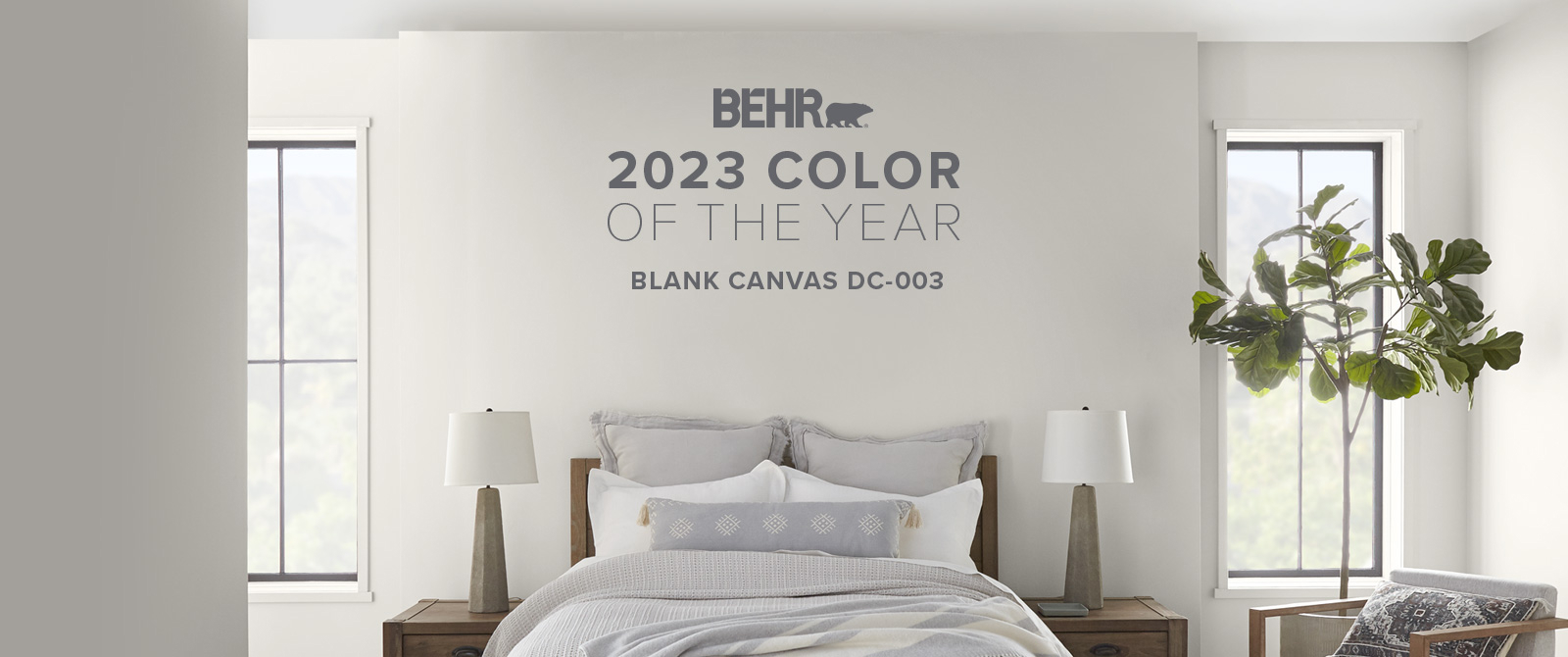 NEW BEHR 2023 Color of the Year - Behr Blank Canvas