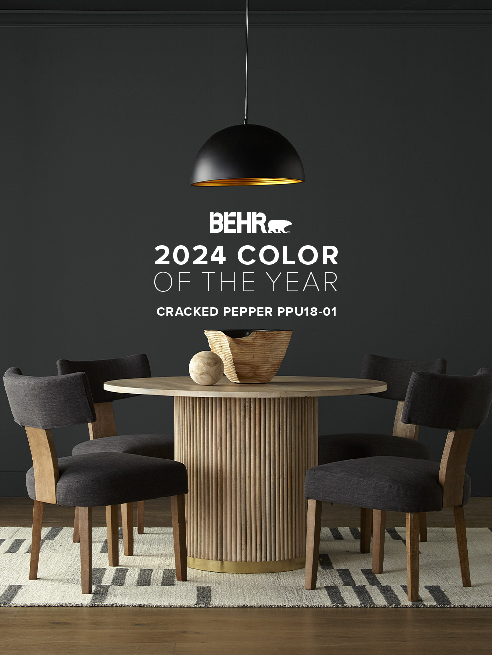 BEHR 2024 Color of the Year - Cracked Pepper