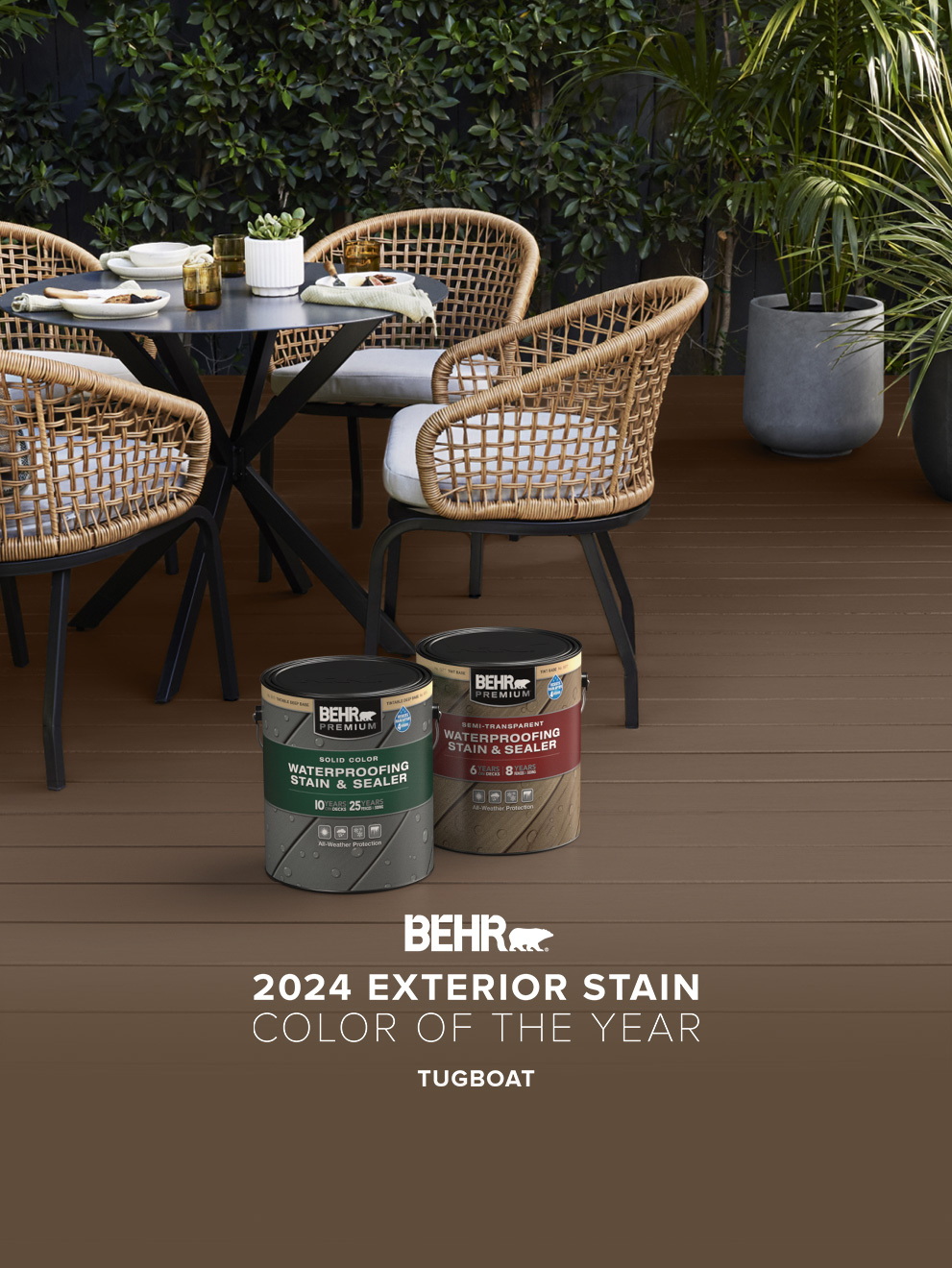 Tugboat 2024 Exterior Stain Color of the Year