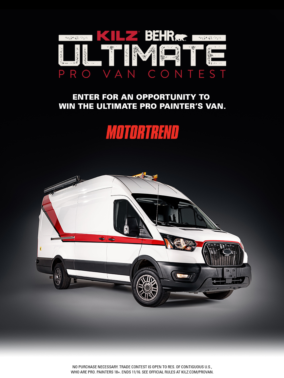 Ultimate Pro Van Contest Ongoing Now