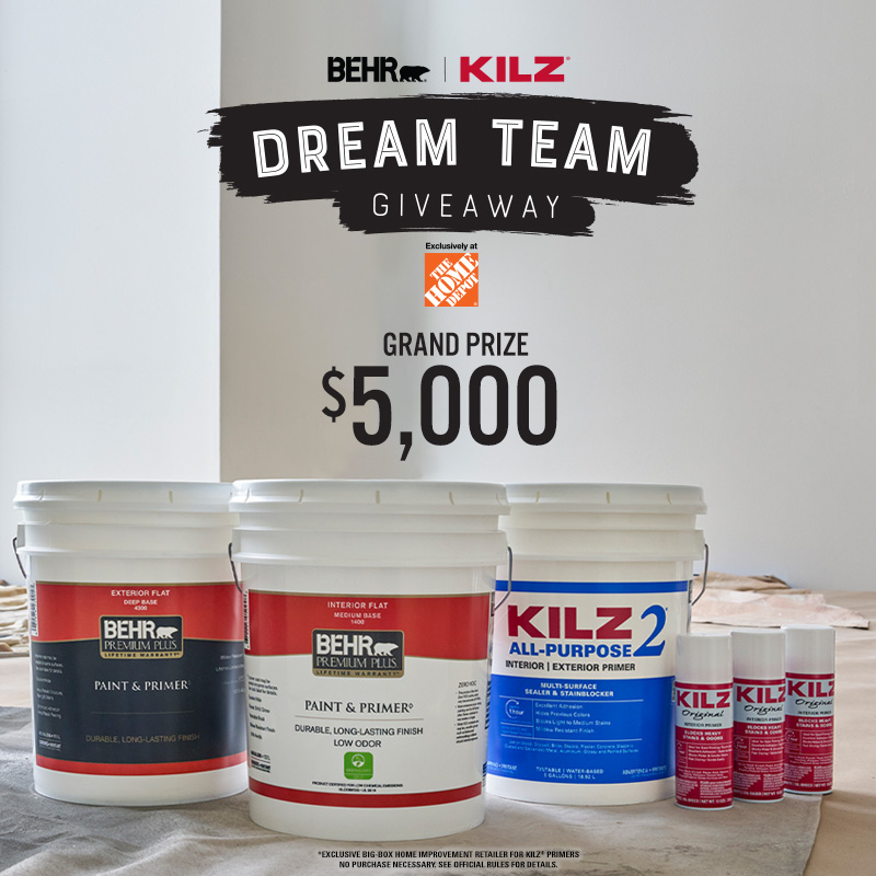 Kilz Behr Dream Team Sweepstakes