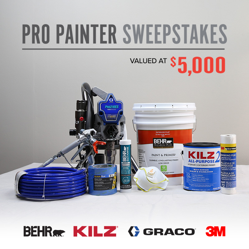 Pro Painter Sweepstakes - Valued at $5,000