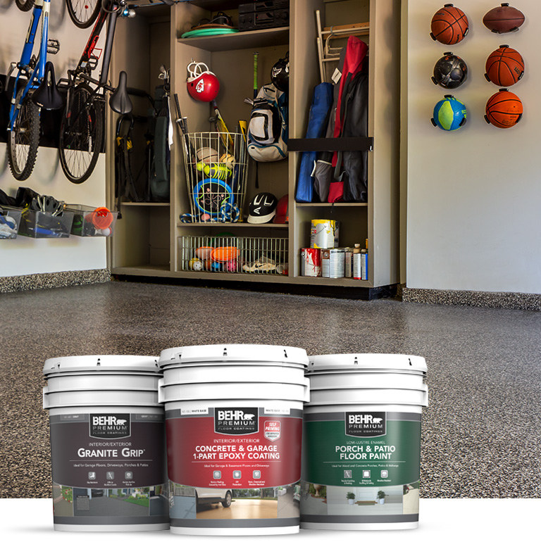 Behr Pro exterior floor products landing page mobile image.