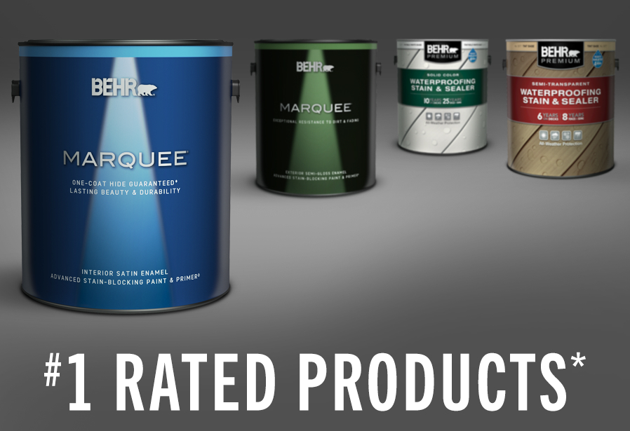 BEHR Paints & Stains are Rated by Consumer Reports