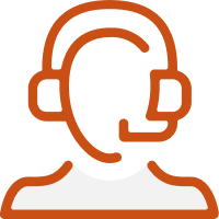 Icon image of a person with a headset