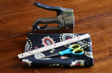 heavy duty staple gun fabric ruler and scissors for reupholstering
