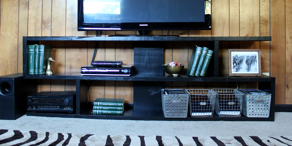 Completed media console