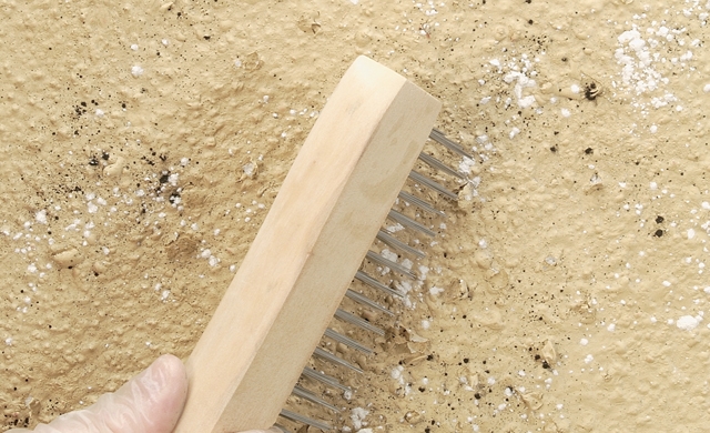 Image of tool showing how to remove Efflorescence.