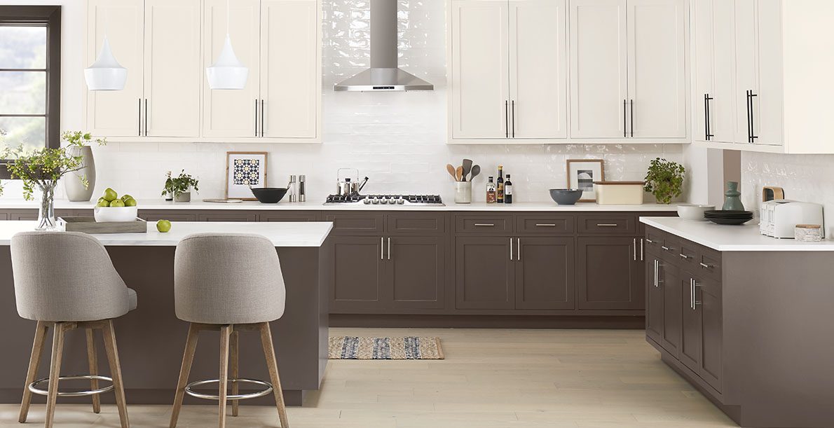 brown modern cozy & inviting kitchen