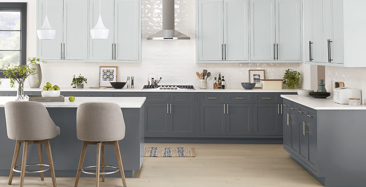 gray modern cozy & inviting kitchen