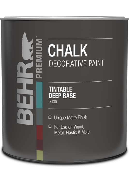 1 quart can of Behr Chalk Decorative Paint