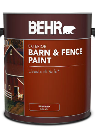 1 gal can of Behr Barn & Fence Paint