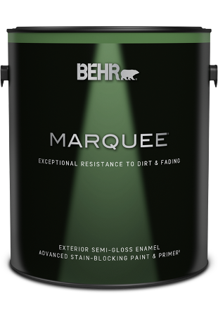 1 gal can of Behr Marquee Exterior Paint, semi-gloss