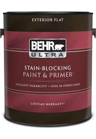 1 gal can of Behr Ultra Exterior paint, flat