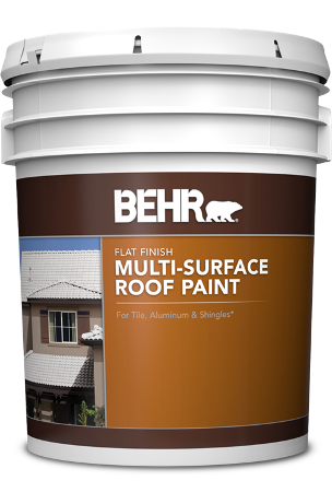 5 gal pail of Behr Multi-Surface Roof Paint