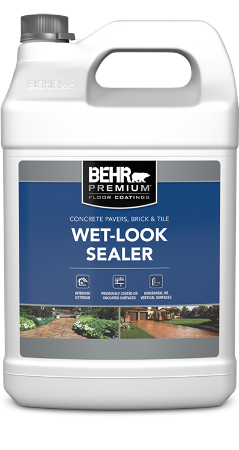 1 gal jug of Behr Premium Wet-Look Sealer