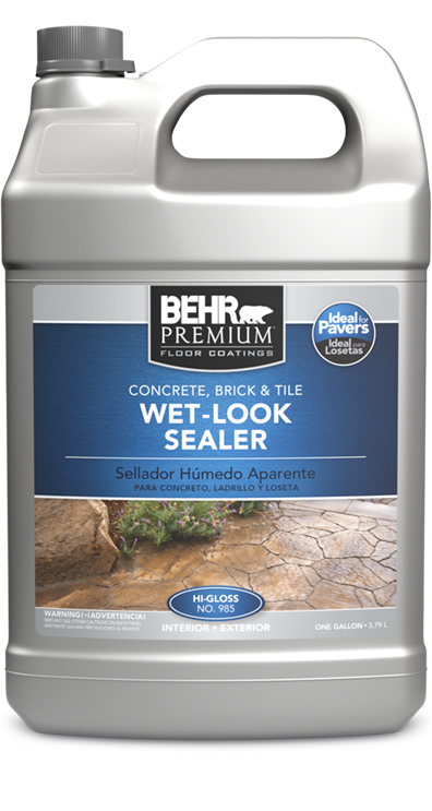 1 gal jug of Behr Premium Wet-Look Sealer
