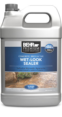 1 gal jug of Behr Premium Wet-Look Sealer