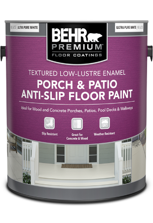 Premium Textured Low-Lustre Enamel Anti-Slip Porch & Patio Floor Paint ...