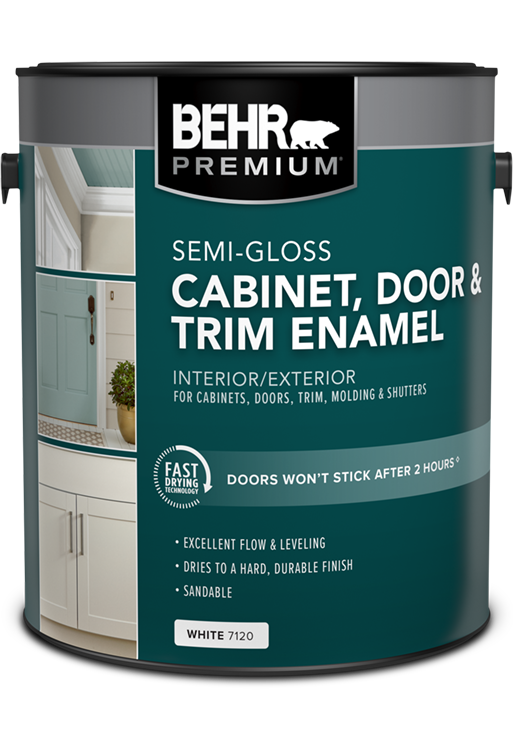 Cabinet, Door & Trim Semi Gloss Enamel, 1 Gal