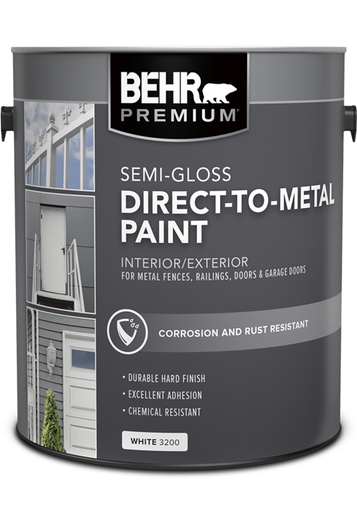 1 gallon of BEHR PREMIUM Direct to Metal Semi-Gloss 3200