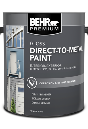 1gallon of BEHR PREMIUM Direct to Metal Gloss 8200