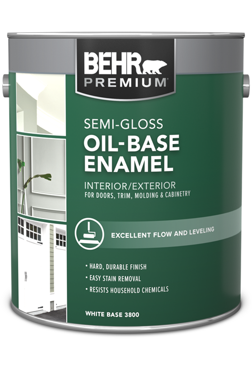 1 gal can of Behr Oil Base semi-gloss paint