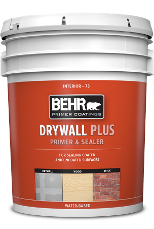 5 gal pail of Behr Drywall Plus Primer & Sealer