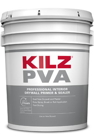5 gallon bucket of KILZ PVA Drywall Primer and Sealer No. PX010