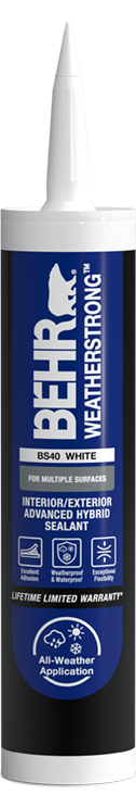 Container of Weatherstrong™ Interior/Exterior Advanced Hybrid Sealant
