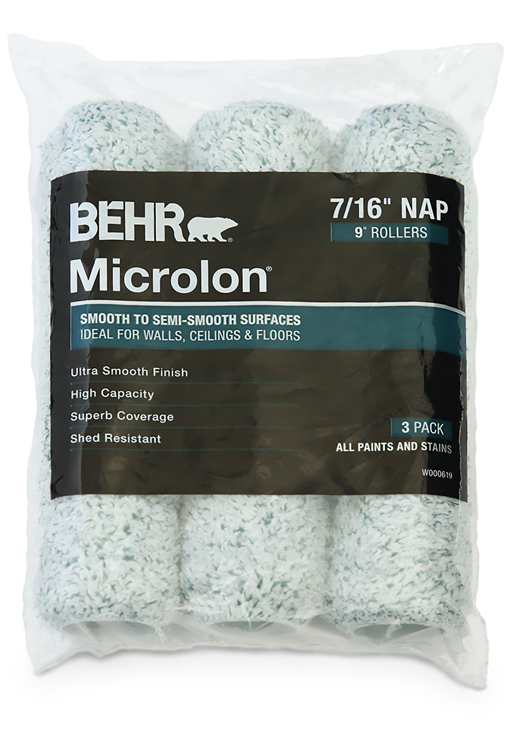 3 pack of microlon rollers