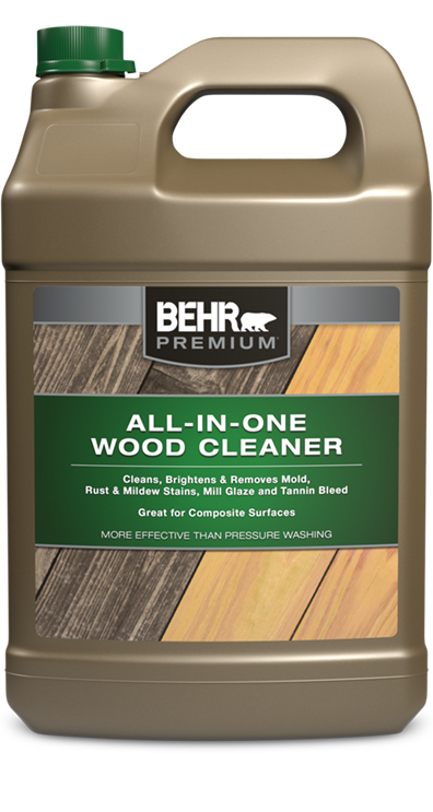 1 jug of Behr Premium All in One Wood Cleaner