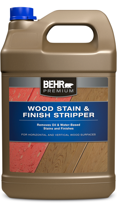 1 jug of Behr Premium Wood Stain & Finish Stripper