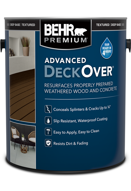 1 gal can of Behr Premium Advanced DeckOver Textured