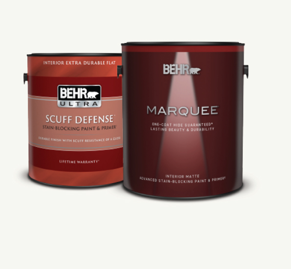 The BEHR MARQUEE and BEHR ULTRA® SCUFF DEFENSE