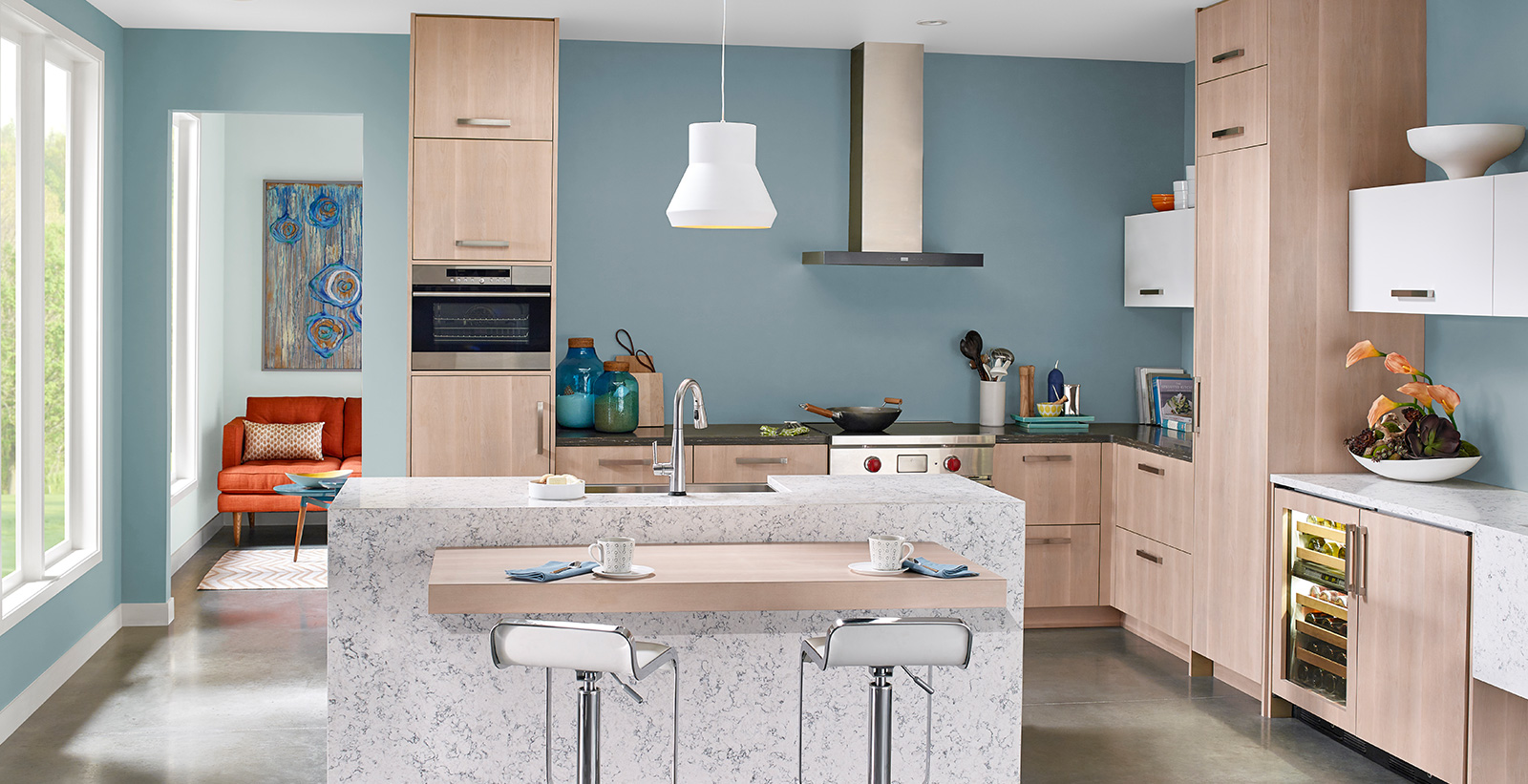 Blue Kitchen Ideas And Inspirational Paint Colors Behr